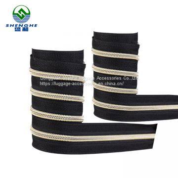 Wholesale Hot Selling Luggage Accessories and Bag Parts 5 10 Plain Plastic Coil Nylon Zipper photo-4