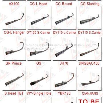 Titanium Bike Vintage Motorcycle Lifan Exhaust System photo-4