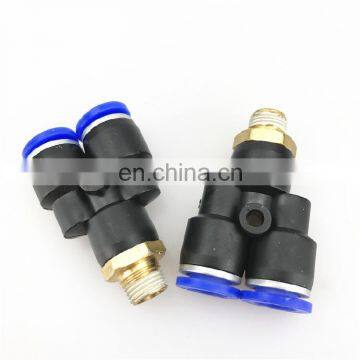 plastic pipe connector y pipe fitting