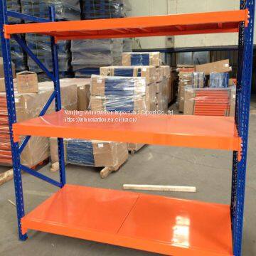 carton long span shelf medium duty rack