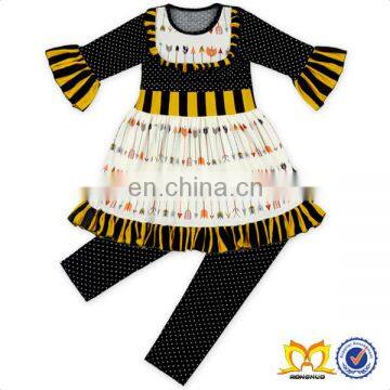 2019 Spring Unique Style Little Girl Outfits Baby Girl Boutique Clothing Sets Kids Clothing Wholesale