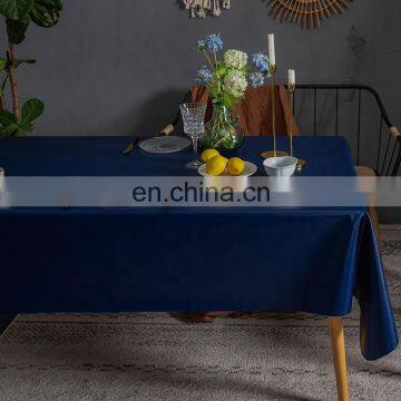 Customized High Quality PU Tablecloth Waterproof Oil Proof Birthday Party Dinning Table Cover photo-6