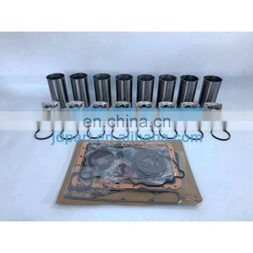 8DC9 Engine Rebuilding Kit With Cylinder Gasket Set Piston Ring Liner For Mitsubishi