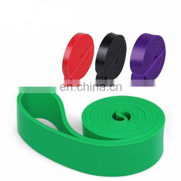 Sports Fit Loop Custom Fabric Set Yoga Elastic Rubber Resistance Bands photo-5