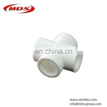 DIN8077 plastic PPR pipe fittings cross manufacturer in China