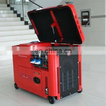 BISON CHINA TaiZhou 6.5kw Silent Type ISO9001 CE Man Diesel Generator photo-2