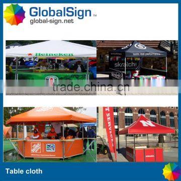 Good quality trade show printed table cover                        
                                                Quality Choice