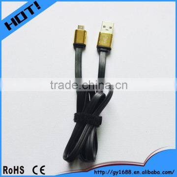 Newest Molding Reversible Usb Micro Cable With Gold Connector 1m Quality Choice photo-2