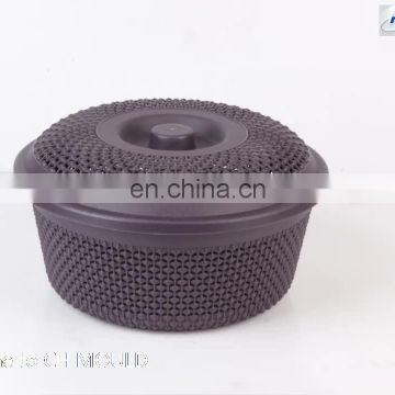 High quality household product round plastic rattan basket mould