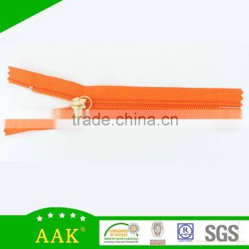 Children Garment Zippers for Shoes 7# Nylon Teeth Close End Without Bottom Stopper