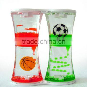 Small Hourglass Sand Timer, Acrylic Liquid Gel Timer Hourglass photo-4