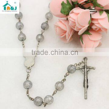 Plastic Rosary Bead Wholesale Cross Necklace photo-3