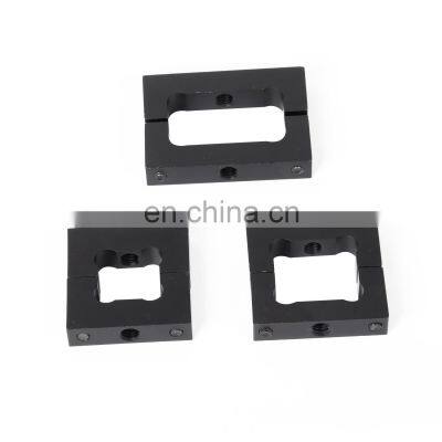 OEM CNC Machining service Square Aluminum Weight Clamp Ballast Mount Bracket