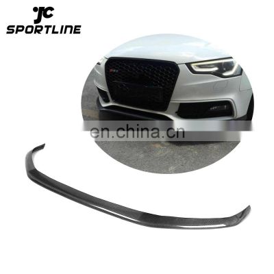 2012UP Carbon Fiber A5 S5 Front Bumper Lip for AUDI S5