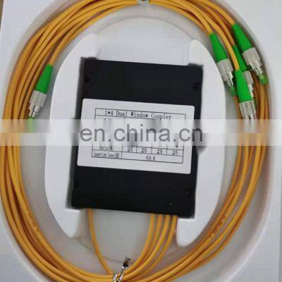 1x2 2x2 Twc 0.9mm Steel Tube Type Single Mode Fusion Three Window Optical Fiber Fbt Coupler With Oem Odm photo-2