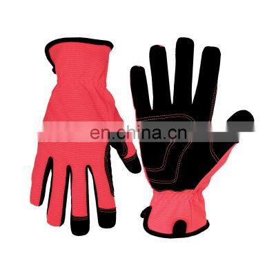 HANDLANDY Multi Purpose Foam Padded Nubuck Mechanical Work Garden Gloves for Thorn Proof