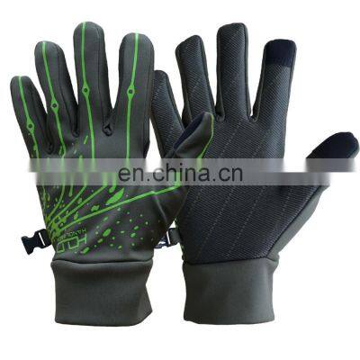 HANDLANDY Olive Green dendritic pattern winter screen touch sport Cycling Touch Screen gloves