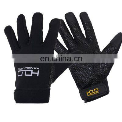 HANDLANDY Full Finger Rain Resistant Silicone Palm Outdoor Running Hiking Other Sport Cycling Gloves sport gym gloves