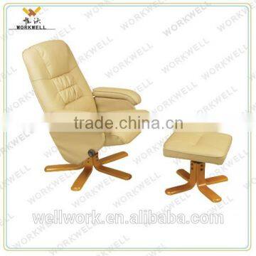 WorkWell white modern zero gravity recliner chair with PU leather kw-R47