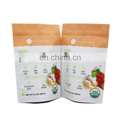 Nut Shape Design Packaging Bags Stand Up Resealable Pouch For Snacks