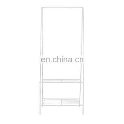 K&B 2 Tier Metal Stand Hanging Clothes Rack Detachable Stand Shoes and Clothes Hanger Rack photo-3