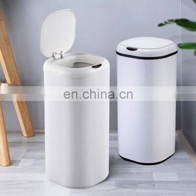 Touchless 30L Cute Office Garbage Can Automatic Motion Sensor Smart Kitchen Trash Can photo-2