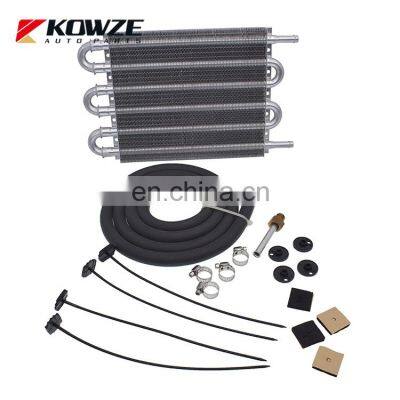 Universal Auto Oil Cooler for Car SUV Vehicle Tractor Modify Upgrade Long Heavy Duty Traction EX-J001