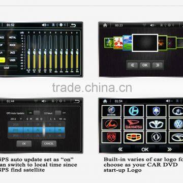 6.2"Digital Touch Screen Double Din Car DVD Car Stereo with GPS+Radio+FM/AM+RDS+BT+ Telephone book+AUX IN/OUT+1080P+USB/SD+SWC