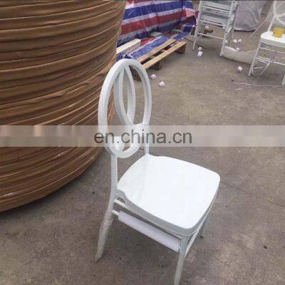 Hot sale party dinning chair plastic tiffany cross back chair plastic