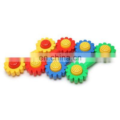 Sunflower Rattles Plastic Hand Catching Rattle Toys