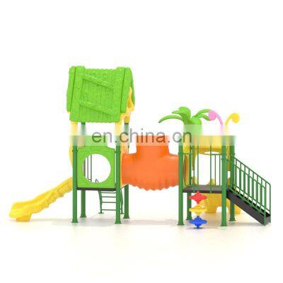 Factory Price Plastic Outdoor Playground With 4 Slides Tree Series Playground Equipment Items Children Entertainment Equipment photo-5