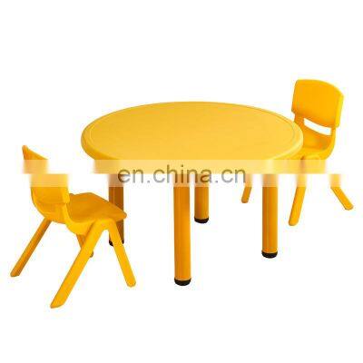 new design safe hot sale cheap plastic tables and chairs set for kids