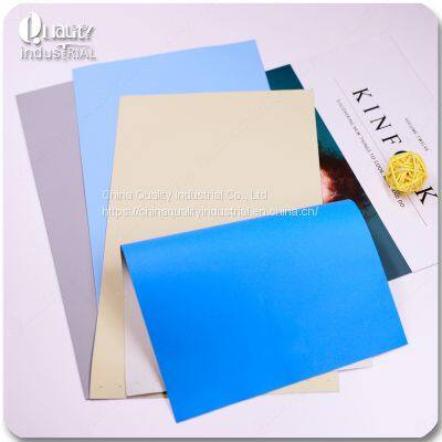 Environmentally Friendly Blue Color Foaming Sunshade Fabric photo-3