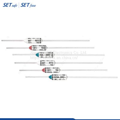 Otco All Series Metal Case Non-Resettable Thermal Fuse Cutoff Link Manufacturers with UL cUL VDE PSE Kc CCC