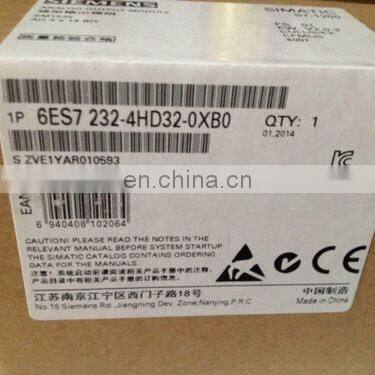 6ES7232-4HD32-0XB0 ANALOG OUTPUT SM 1232 4AO SIMATIC S7-1200 +/-10V, 14 BIT RESOLUTION, OR 0-20 MA, 13 BI High quality Genuine