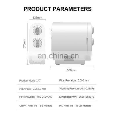 China Home Best Фильтр для воды 100 GPD Очиститель RO Системы обратного осмоса photo-5