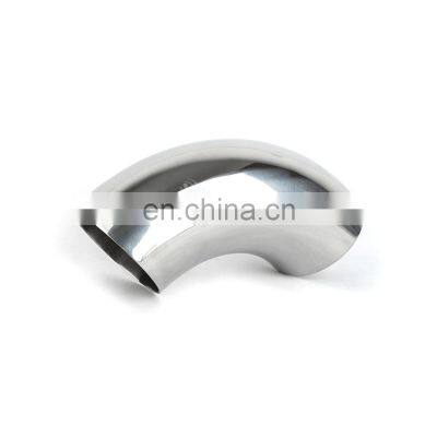 Sanitary Polishing Stainless Steel Forging Clamp Short-type Welded Elbow Pipe Fitting 90 Degree Elbow photo-2