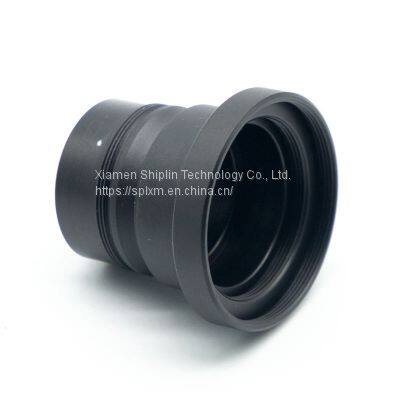 Custom Optical Cnc Surveillance Camera Anodized Aluminum Lens Parts