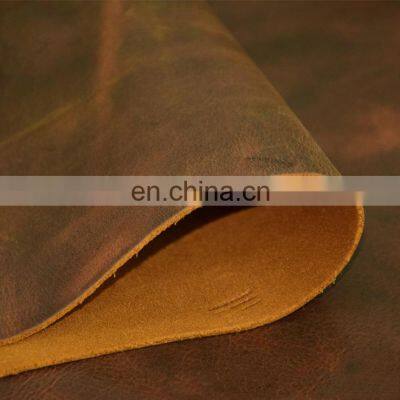 Cow crazy horse Leather Wallet for men slim smart wholesale retail customised custom logo vintage full grain