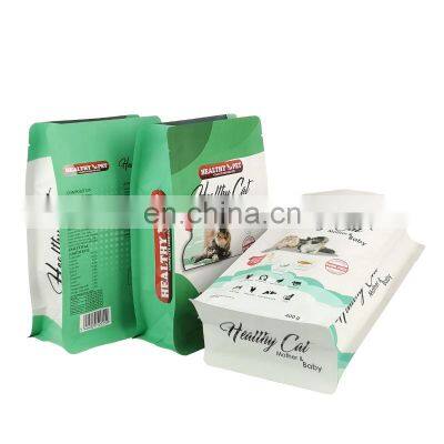 400g Cat Food Zipper Stand up Pouches Custom Printed Flat Bottom Pet Dog Food Packaging Bag photo-5