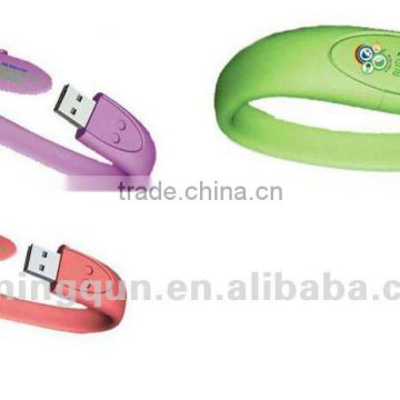 silicon wristband usb flash drive