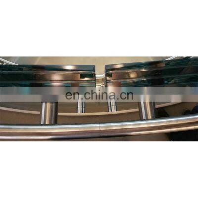 Curved Price Eva Double Pane Tempered Railing 6 Mm Laminated Glass Door photo-2
