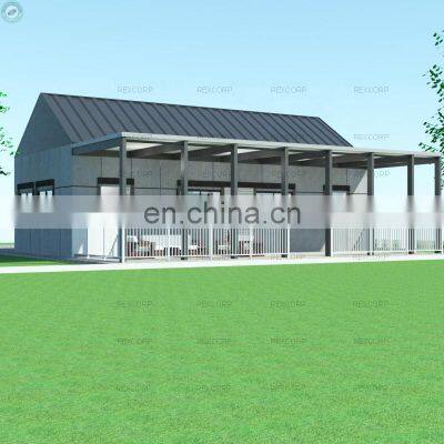 Modern Design Flatpack Container House With Garage Two Bedroom Container House Showroom Granny Flat photo-3