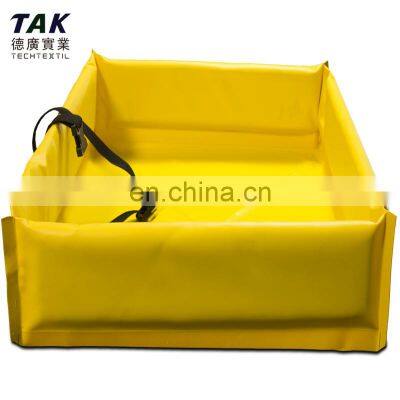 Multipurpose Flexible Quick Control Dikes PVC Basin Containment Chemical Folding Oil Berm