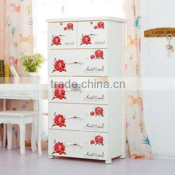 Plastic cardboard chest drawer lockers babies wardrobe chest organize