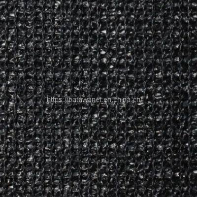 220gsm heavy density black shade net with knitted eyelet shading fence net