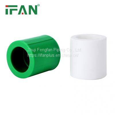 IFAN Factory Price Hot Sale Plastic Polypropylene Socket Fittings for PPR Tube