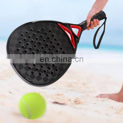 Hot Sales High Quality 3K 12K 18K Carbon Custom Pad Carbon Sports Paddle Padel Tennis Rackets