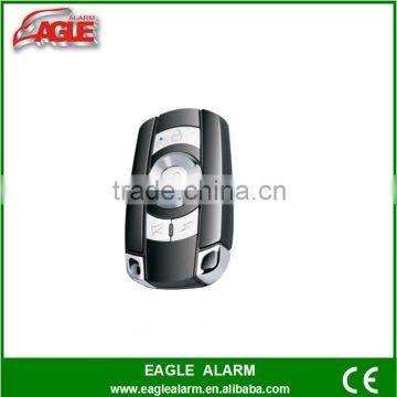 Universal wireless 4 button car duplicable remote control for garage door, car alarm, windows, etc.