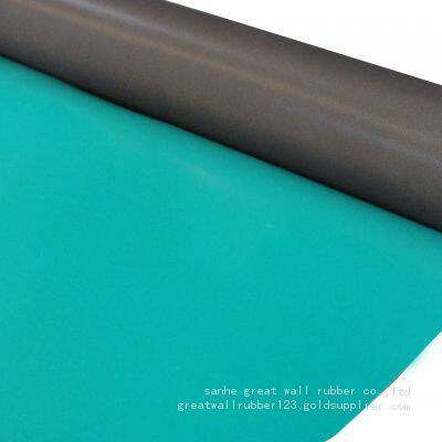 Anti-Static Green Rubber Sheet